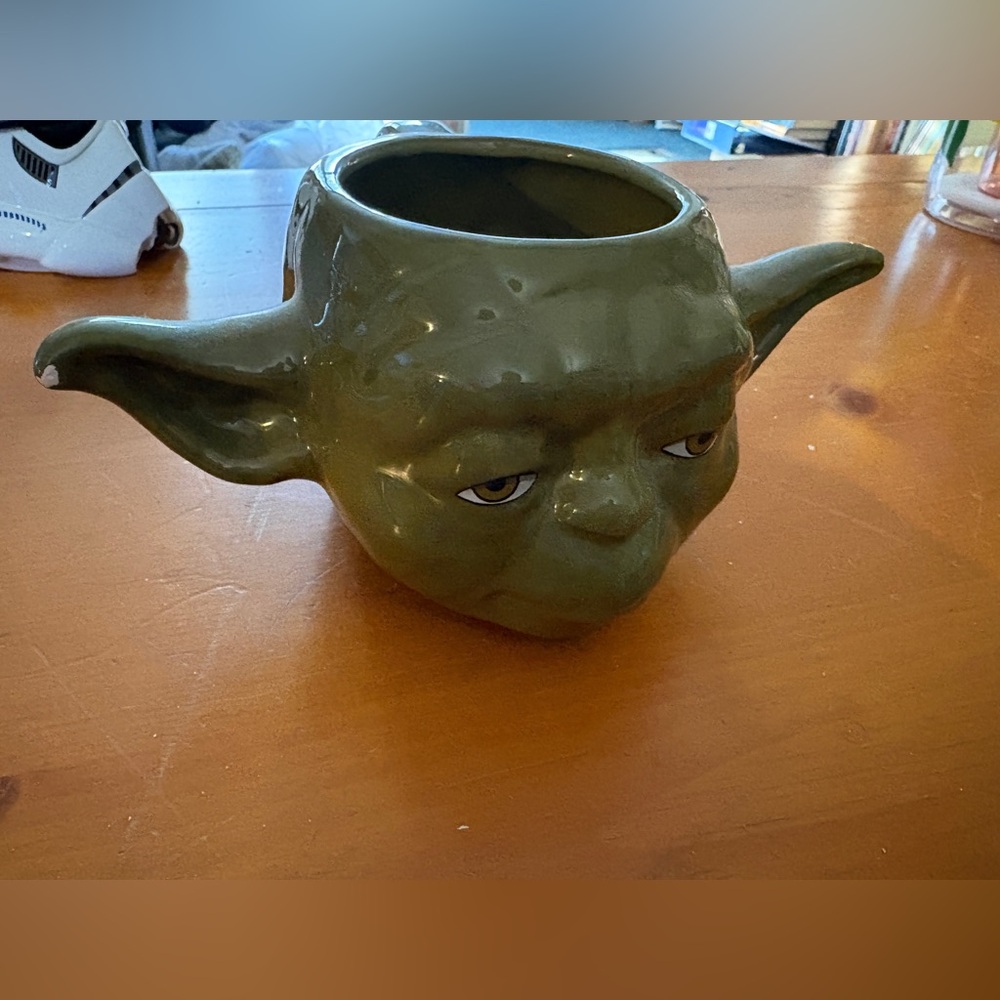 Yoda head mug